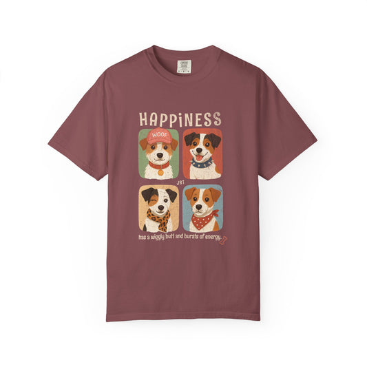 Unisex Jack Russell Terrier T-Shirt — Four Playful Faces