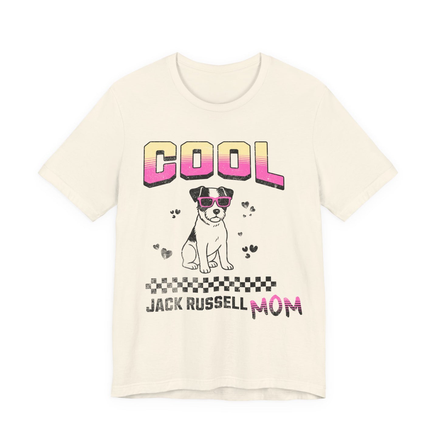 Cool Jack Russell Mom T-Shirt — Retro Dog Mom Tee