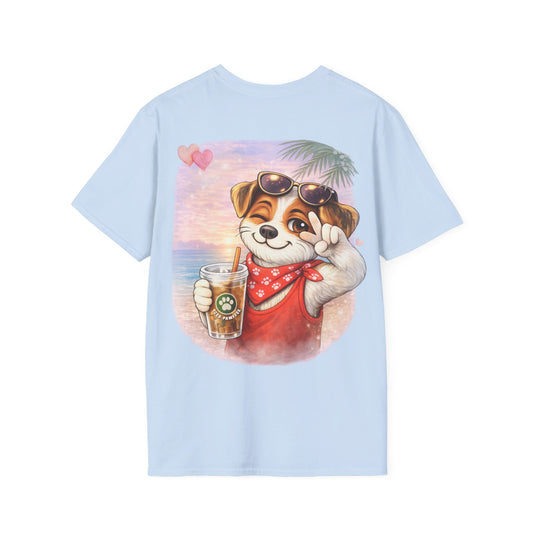 Sassy Jack Russell T-Shirt – Beach Dog Lover Graphic Tee