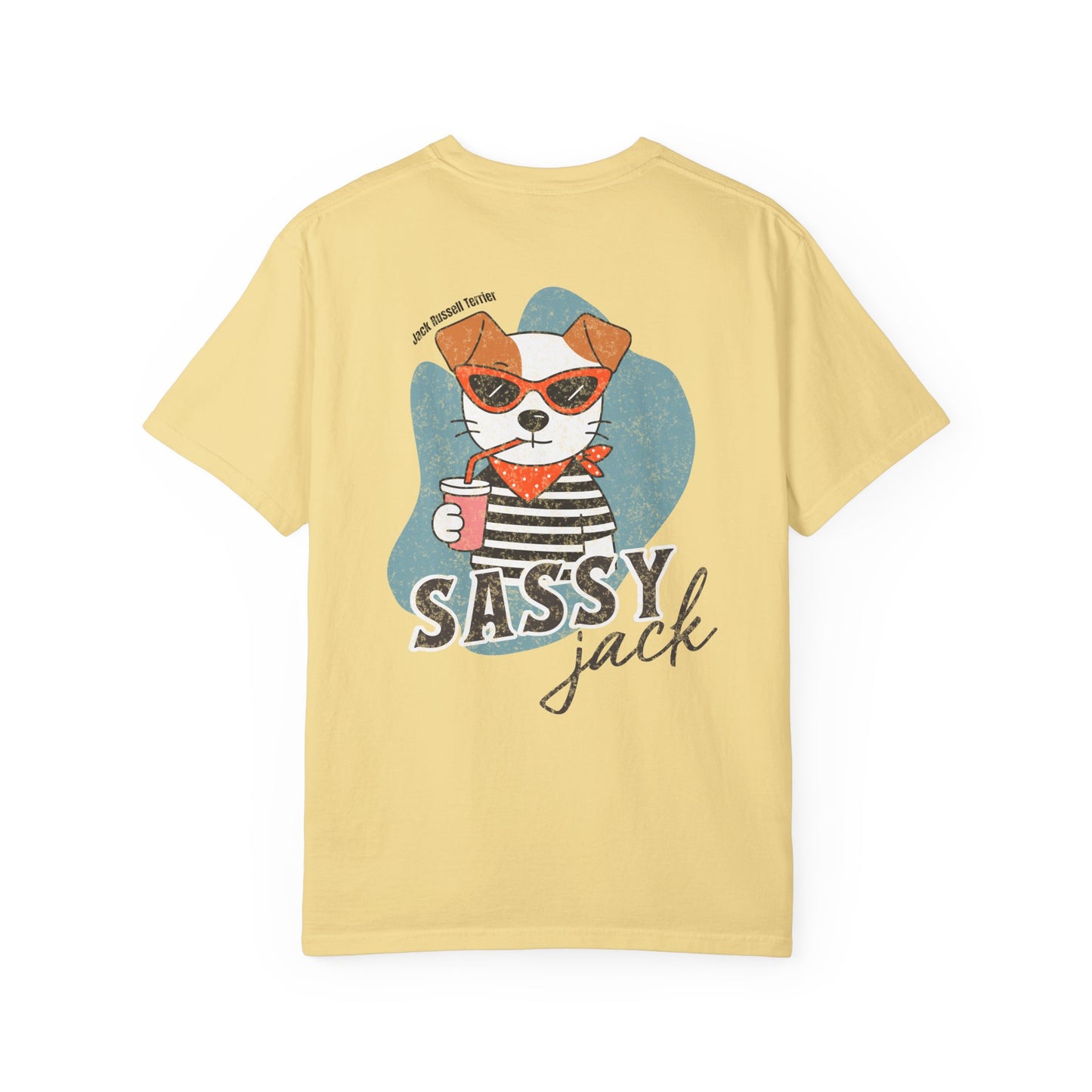 Sassy Jack Russell Tee - Premium front + back print