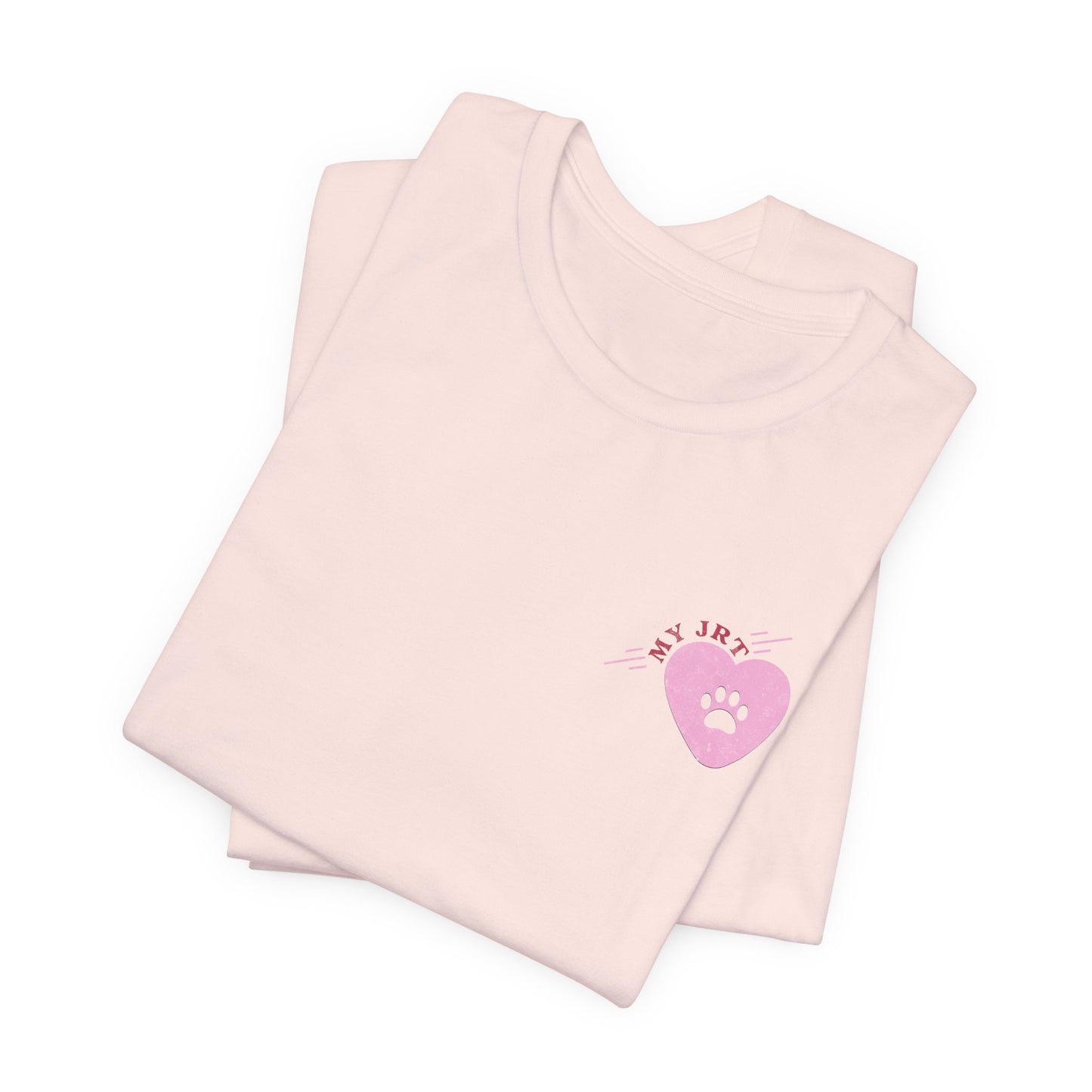 Girly Jack Russell -T-Shirt - Premium front + back print
