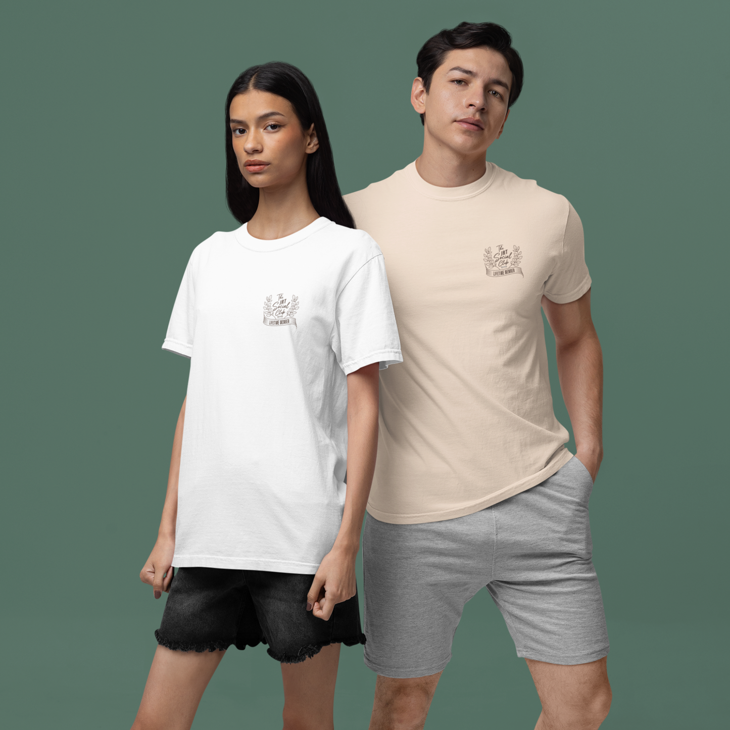 Jack Russell Social Club Retro Tee - Premium front + back print