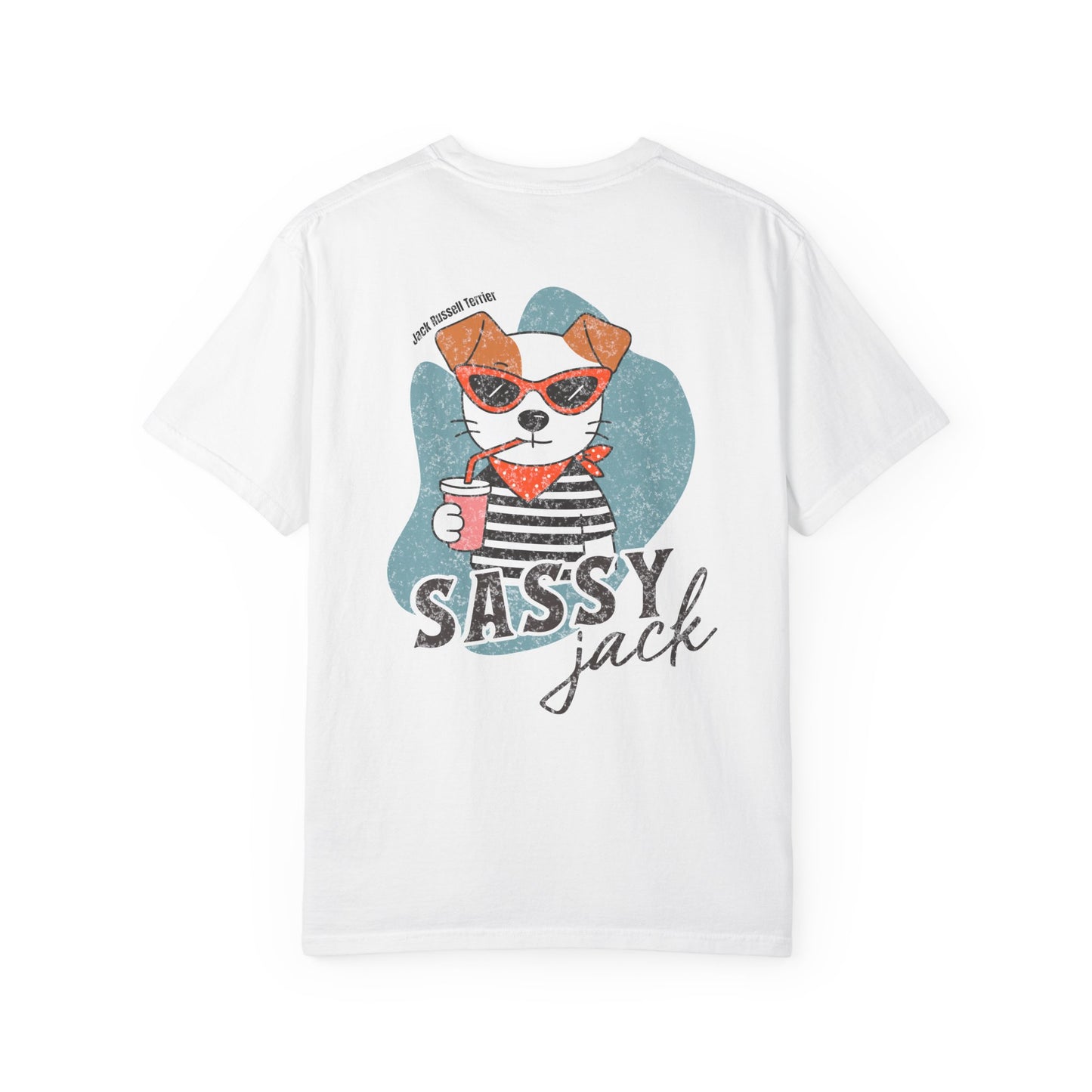 Sassy Jack Russell Tee - Premium front + back print