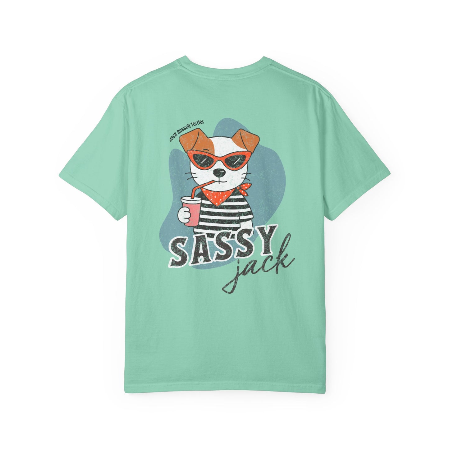 Sassy Jack Russell Tee - Premium front + back print
