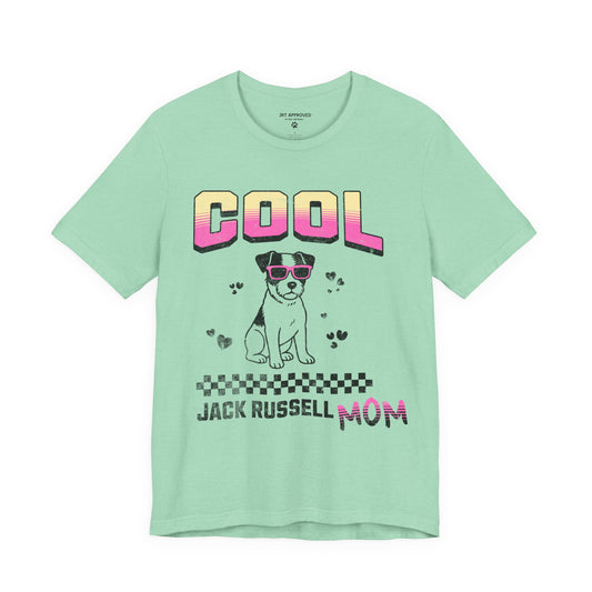 Cool Jack Russell Mom t-shirt retro Jack Russell Terrier graphic green
