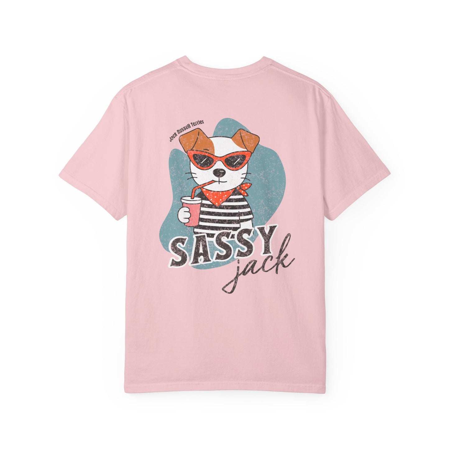 Sassy Jack Russell Tee - Premium front + back print